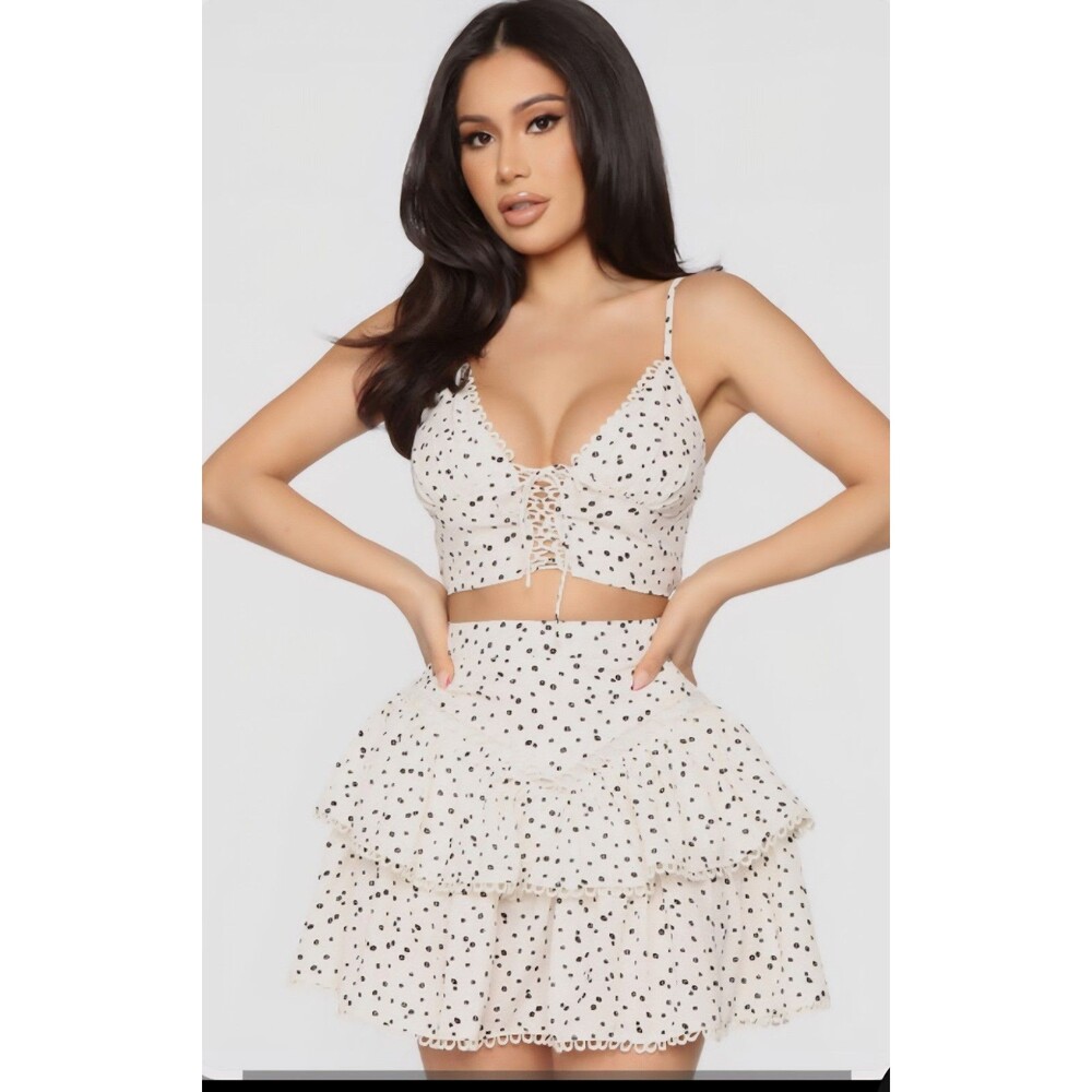 No Dull Moments Skirt and Top Set Fashion Nova